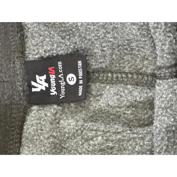 YoungLA Men's Jogger Pants - Comfortable Fleece Sweatpants - Picture 2 of 4